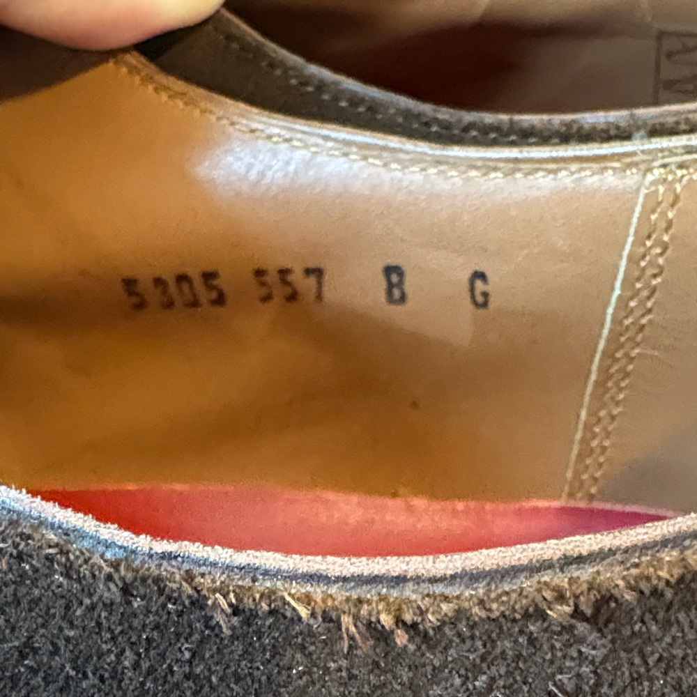 Grenson Dark Brown Suede Monk Strap shoes size 10 US (9 UK) - Picture 5 of 9